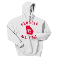 Funny Georgia Shirt Georgia Vs All Y'all Kids Hoodie