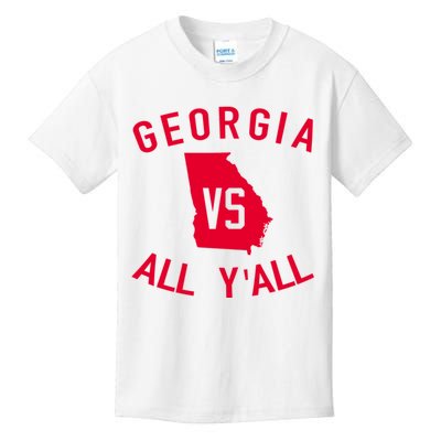 Funny Georgia Shirt Georgia Vs All Y'all Kids T-Shirt