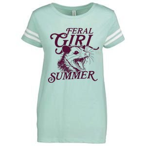 Feral Girl Summer Opossum Enza Ladies Jersey Football T-Shirt