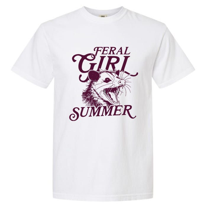 Feral Girl Summer Opossum Garment-Dyed Heavyweight T-Shirt