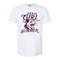 Feral Girl Summer Opossum Softstyle CVC T-Shirt