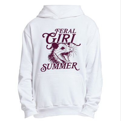 Feral Girl Summer Opossum Urban Pullover Hoodie