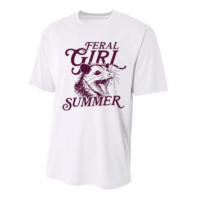 Feral Girl Summer Opossum Performance Sprint T-Shirt