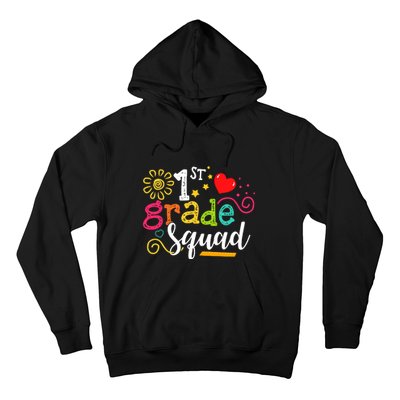 First Grade Squad Student Teacher Gift Back To School Hoodie