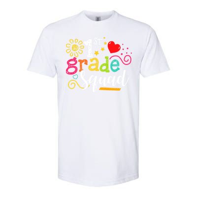 First Grade Squad Student Teacher Gift Back To School Softstyle CVC T-Shirt