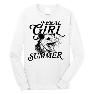 Feral Girl Summer Opossum Long Sleeve Shirt