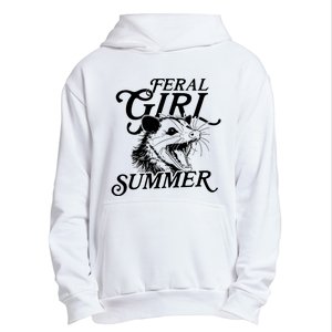 Feral Girl Summer Opossum Urban Pullover Hoodie