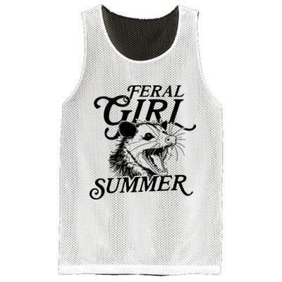 Feral Girl Summer Opossum Mesh Reversible Basketball Jersey Tank