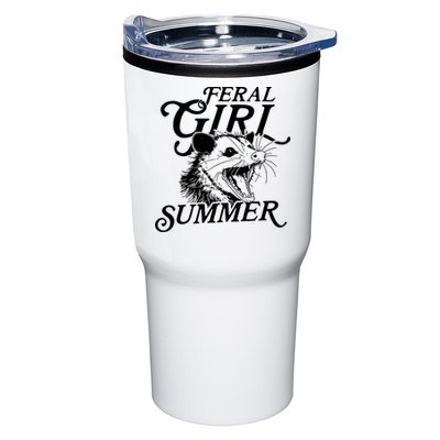 Feral Girl Summer Opossum Tumbler