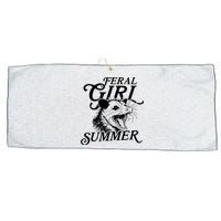 Feral Girl Summer Opossum Large Microfiber Waffle Golf Towel