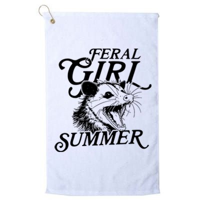 Feral Girl Summer Opossum Platinum Collection Golf Towel