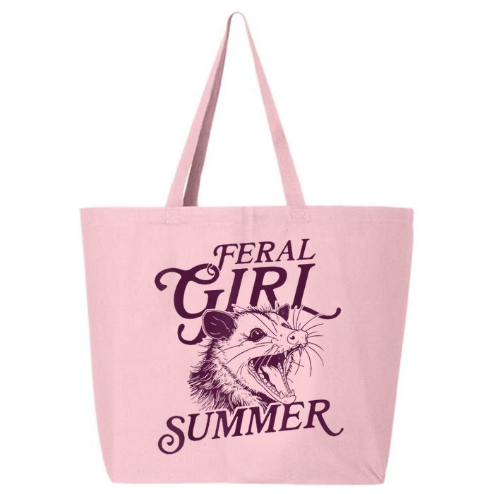 Feral Girl Summer Funny 25L Jumbo Tote
