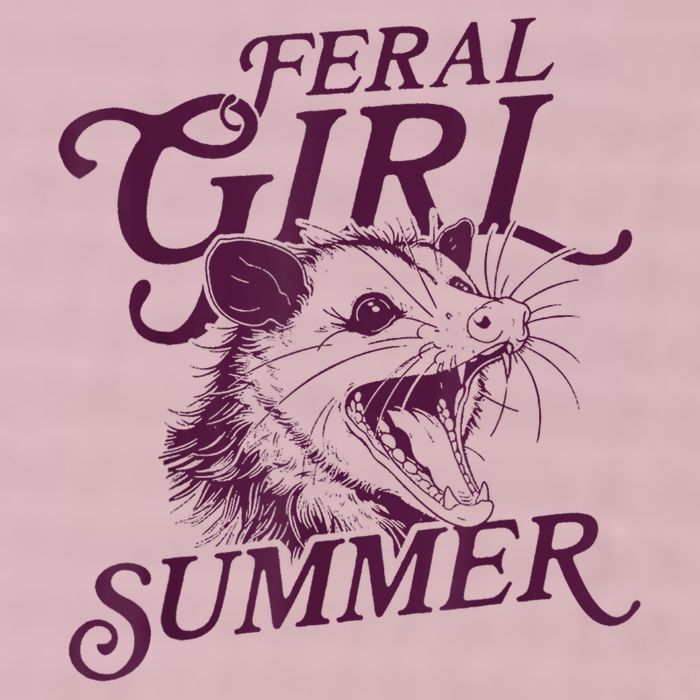 Feral Girl Summer Funny 25L Jumbo Tote