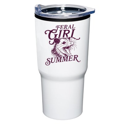 Feral Girl Summer Funny Tumbler
