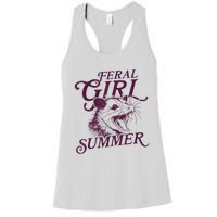 Feral Girl Summer Funny Women's Racerback Tank