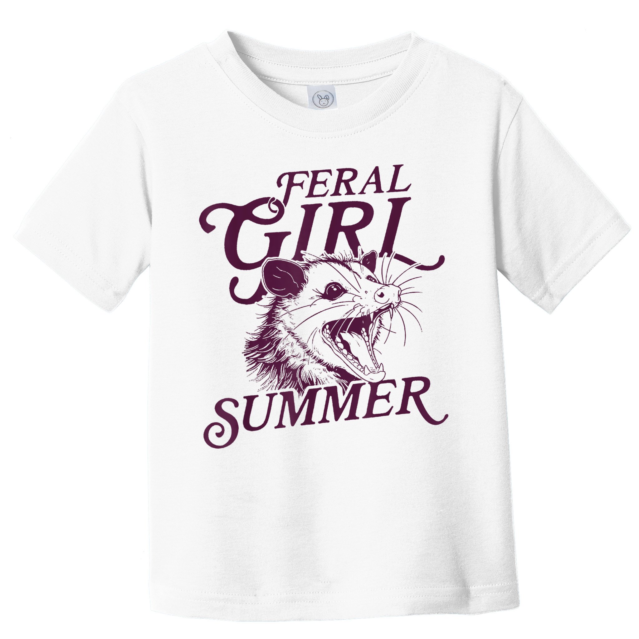 Feral Girl Summer Funny Toddler T-Shirt