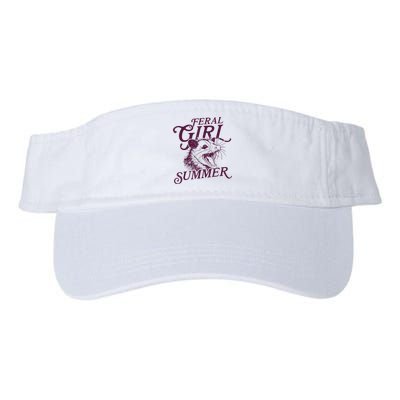 Feral Girl Summer Funny Visor