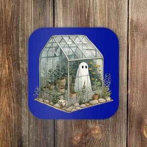 Funny Ghost Spooky Season Plant Trick Or Treat Halloween Gift Coaster