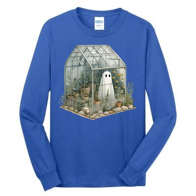 Funny Ghost Spooky Season Plant Trick Or Treat Halloween Gift Tall Long Sleeve T-Shirt