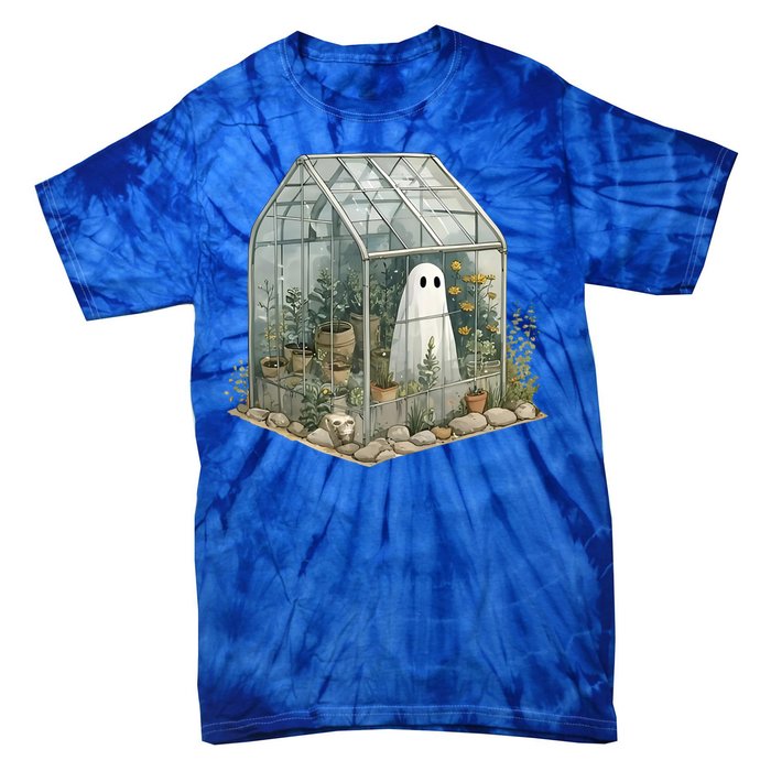 Funny Ghost Spooky Season Plant Trick Or Treat Halloween Gift Tie-Dye T-Shirt