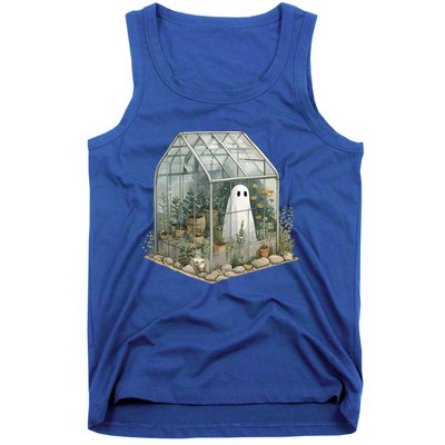 Funny Ghost Spooky Season Plant Trick Or Treat Halloween Gift Tank Top