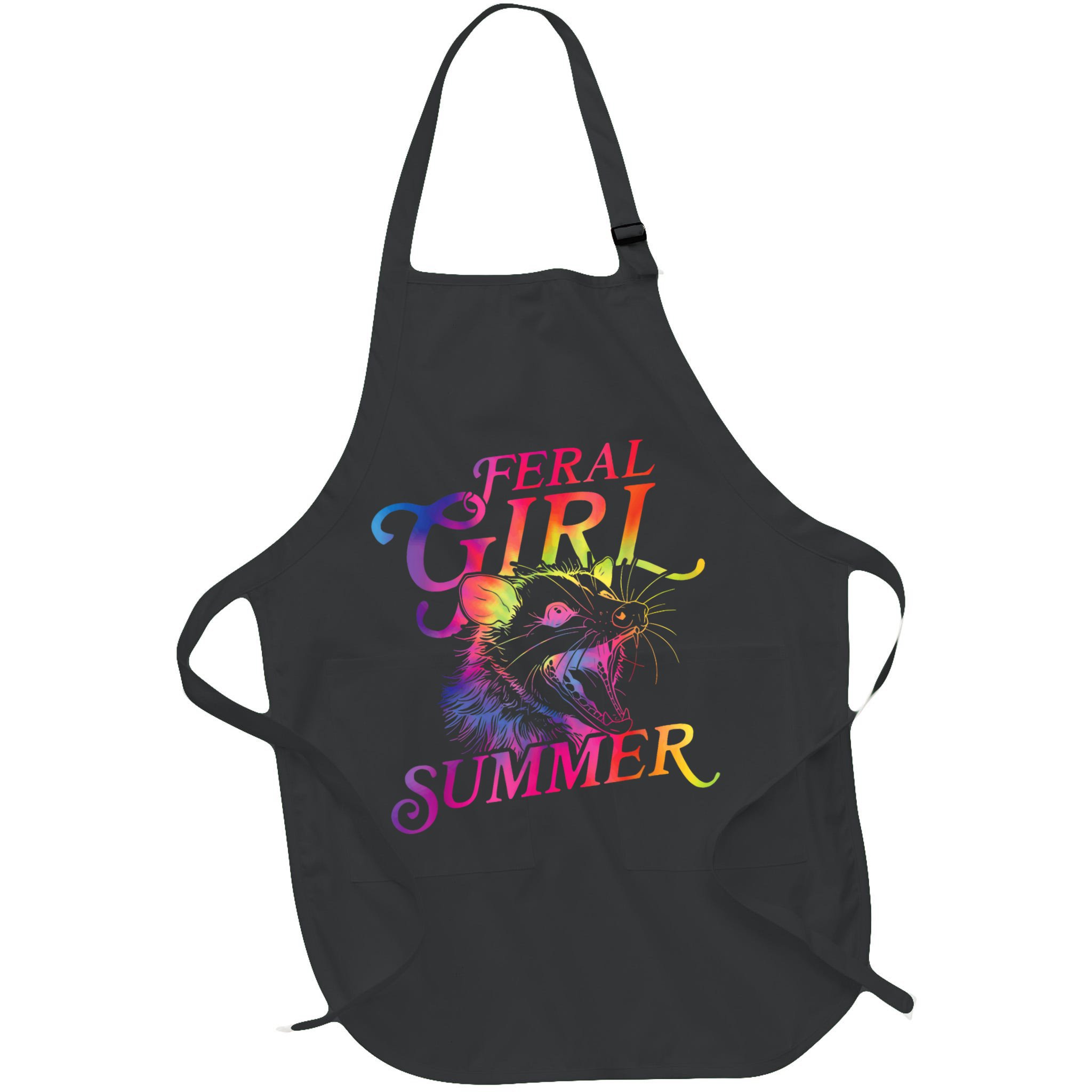 Feral Girl Summer Funny Apron