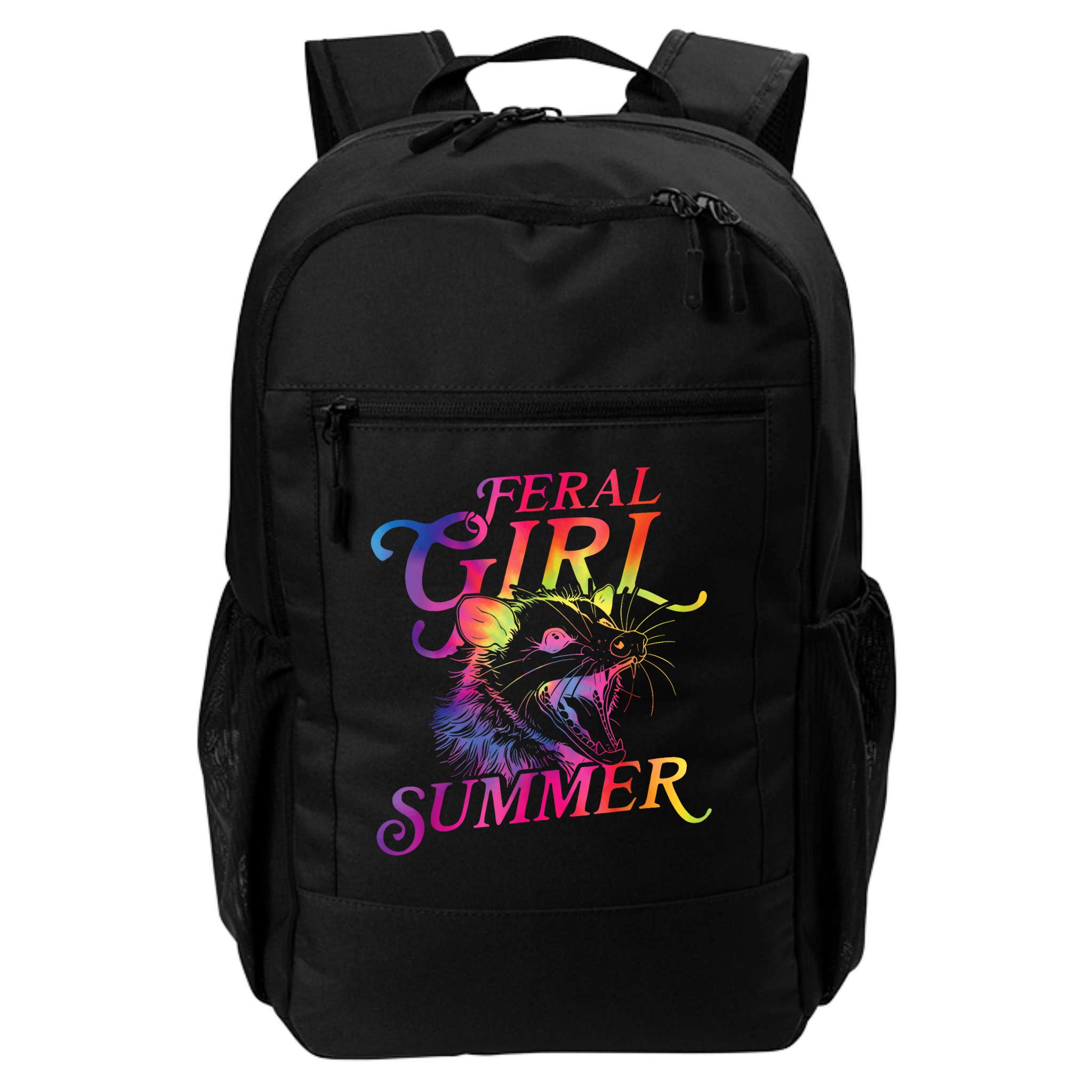 Feral Girl Summer Funny Backpack