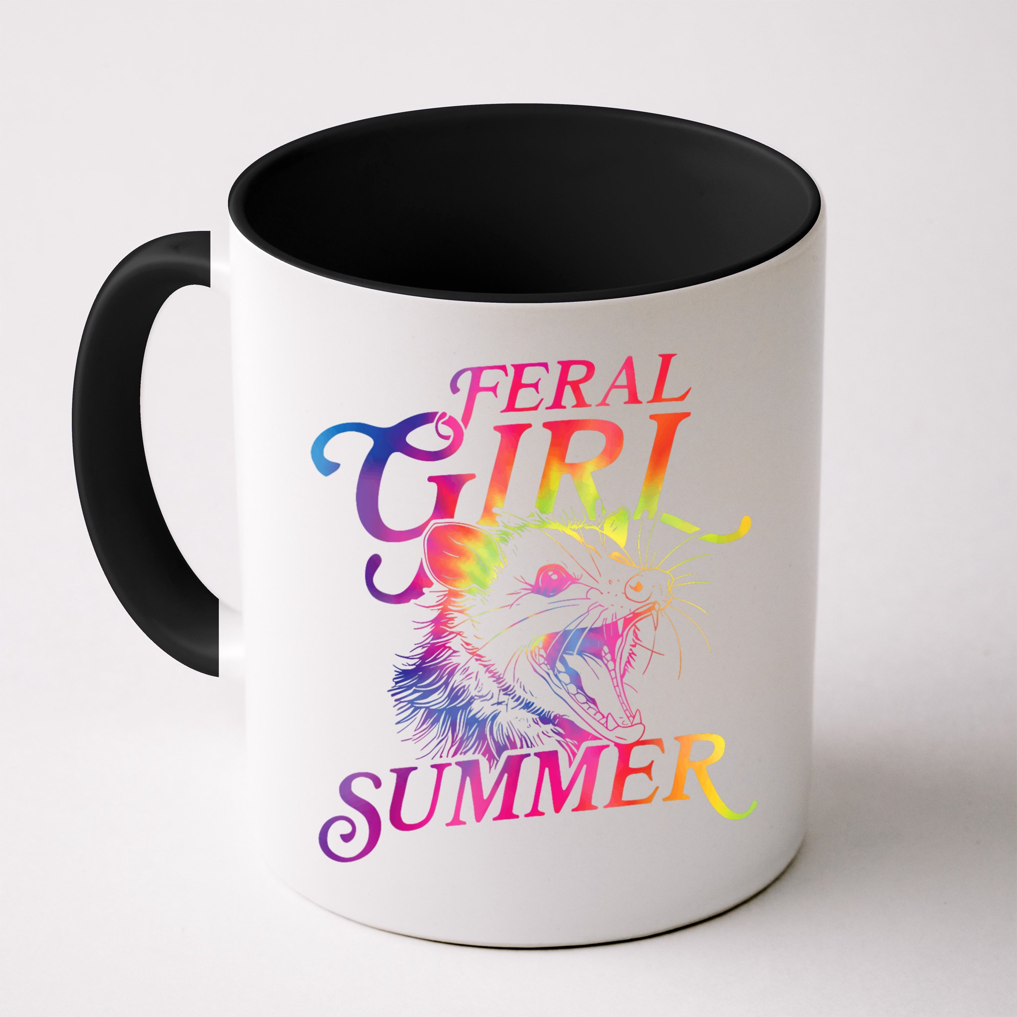Feral Girl Summer Funny Mug