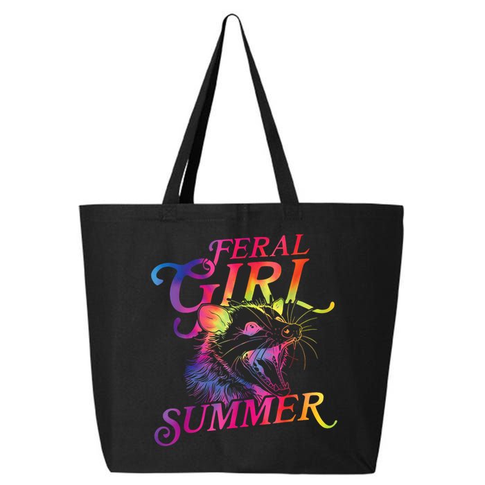 Feral Girl Summer Funny 25L Jumbo Tote