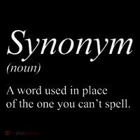 Funny Grammar Synonym Definition Word Used In Place Humor Mousepad