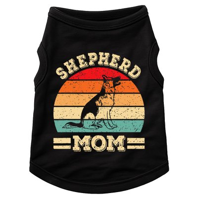 Funny German Shepherd Mom Print Dog Vintage Retro Women Doggie Tank