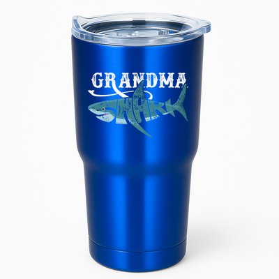 Funny Grandma Shark Family Matching Shark Lover Ocean Animal Gift Tumbler