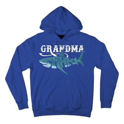 Funny Grandma Shark Family Matching Shark Lover Ocean Animal Gift Tall Hoodie
