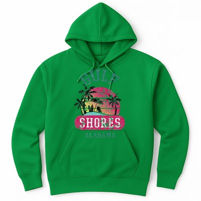 Fun Gulf Shores Vintage Distressed Alabama Beach Novelty Hoodie