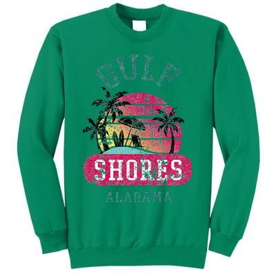 Fun Gulf Shores Vintage Distressed Alabama Beach Novelty Sweatshirt
