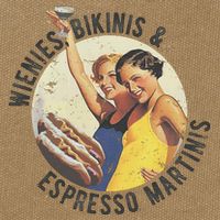 Fun Girl Summer Essentials Wienies Bikinis Espresso Martinis Cotton Canvas Backpack