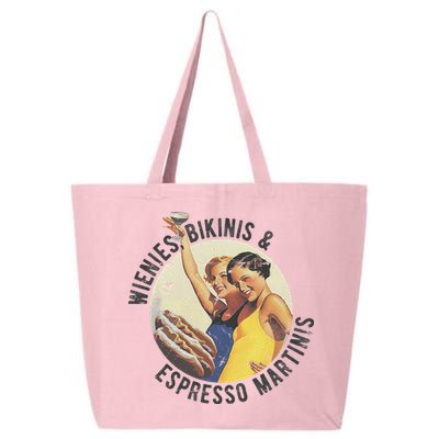 Fun Girl Summer Essentials Wienies Bikinis Espresso Martinis 25L Jumbo Tote