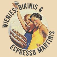 Fun Girl Summer Essentials Wienies Bikinis Espresso Martinis Drawstring Bag