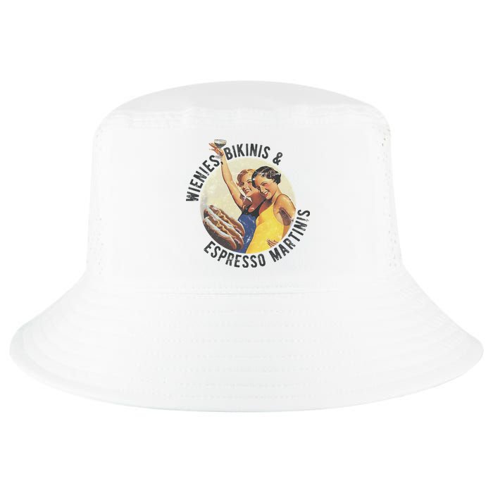 Fun Girl Summer Essentials Wienies Bikinis Espresso Martinis Cool Comfort Performance Bucket Hat