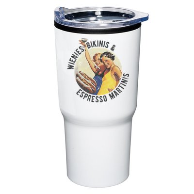 Fun Girl Summer Essentials Wienies Bikinis Espresso Martinis Tumbler