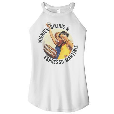 Fun Girl Summer Essentials Wienies Bikinis Espresso Martinis Women's Perfect Tri Rocker Tank