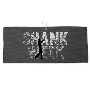 Funny Golf Shank Week Large Microfiber Waffle Golf Towel