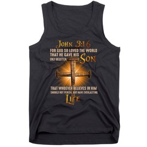 For God So Loved The World That He Gave His Only Begotten Son Tank Top