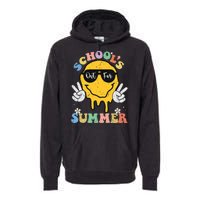 Funny Groovy Schools Out For Summer Graduation Teacher Premium Hoodie