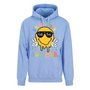 Funny Groovy Schools Out For Summer Graduation Teacher Unisex Surf Hoodie