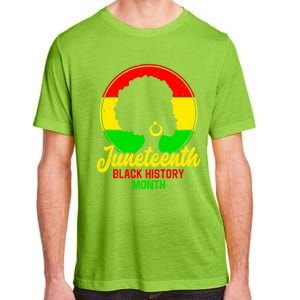 Freemeaningful Giftish Since 1865 Juneteenth American Flag Black History Meaning Adult ChromaSoft Performance T-Shirt