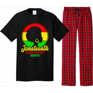 Freemeaningful Giftish Since 1865 Juneteenth American Flag Black History Meaning Pajama Set