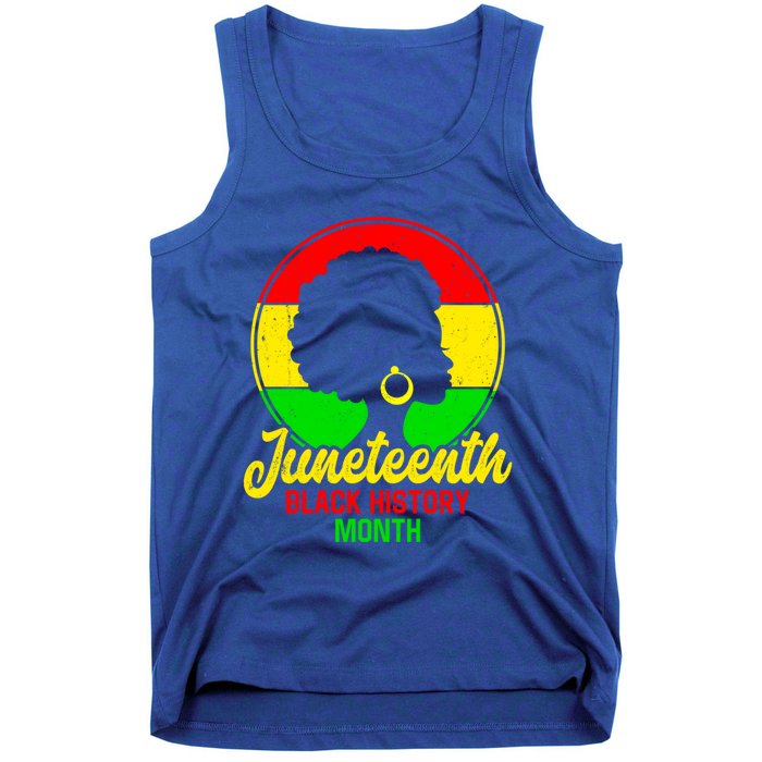 Freemeaningful Giftish Since 1865 Juneteenth American Flag Black History Meaning Tank Top