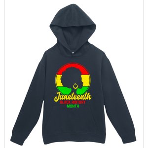 Freemeaningful Giftish Since 1865 Juneteenth American Flag Black History Meaning Urban Pullover Hoodie