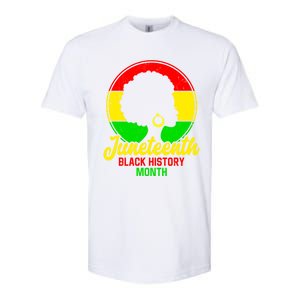 Freemeaningful Giftish Since 1865 Juneteenth American Flag Black History Meaning Softstyle CVC T-Shirt